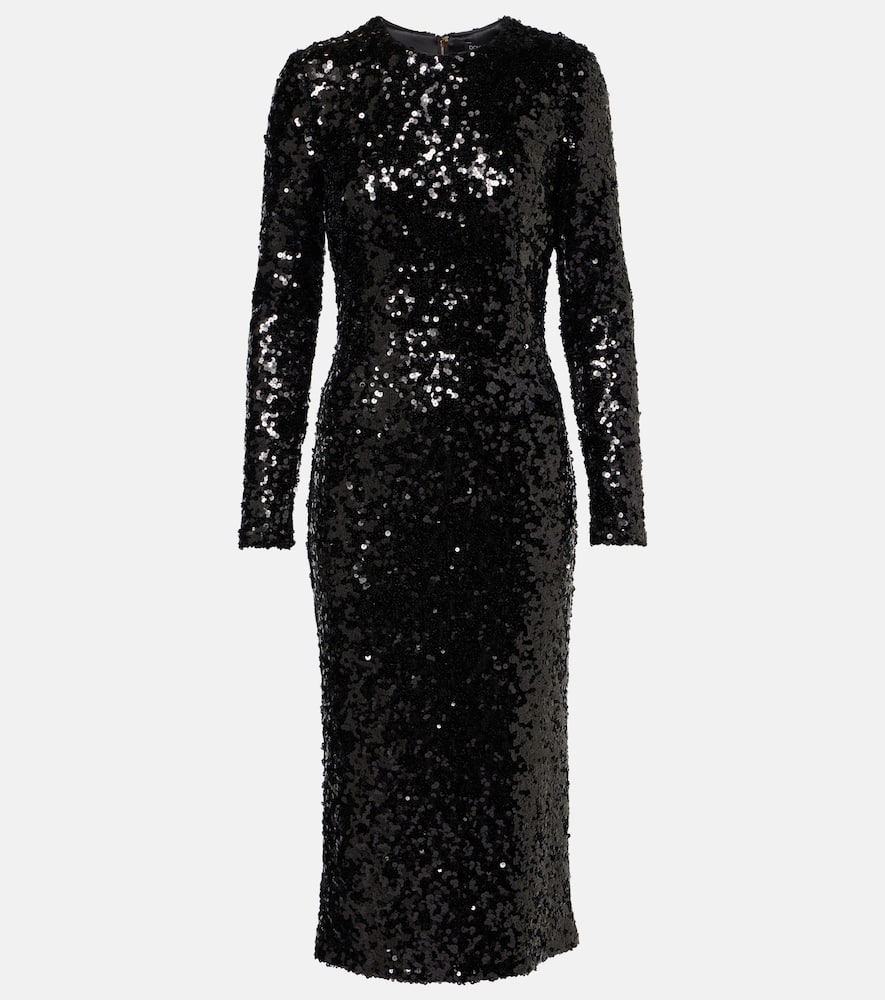 Sequined midi dress
