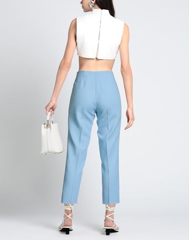 Woman Pants Sky blue Size 8 Virgin Wool, Polyamide