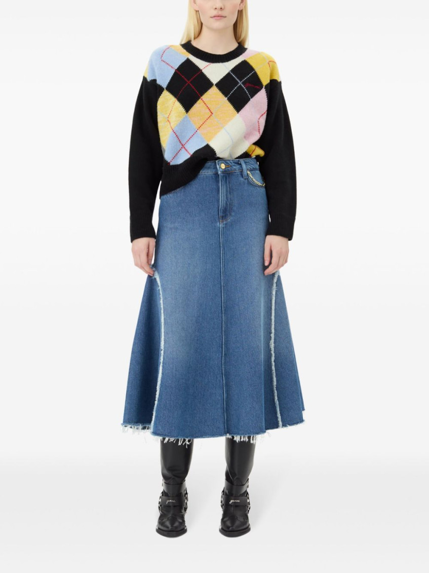 Multicolor Argyle sweater
