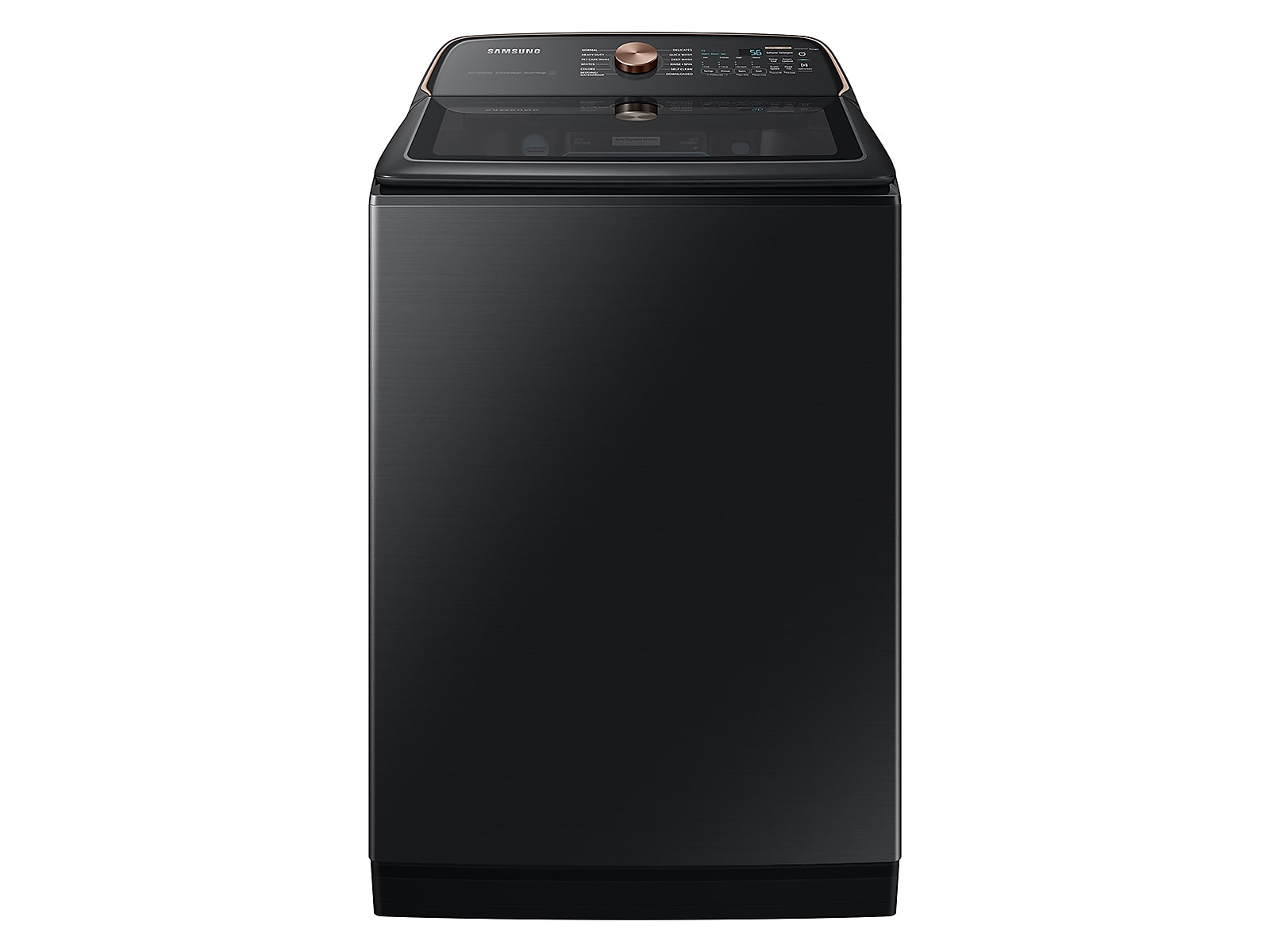 5.4 cu. ft. Extra-Large Capacity Smart Top Load Washer with Pet Care Solution and Auto Dispense System in Brushed Black(WA54CG7550AVA4)