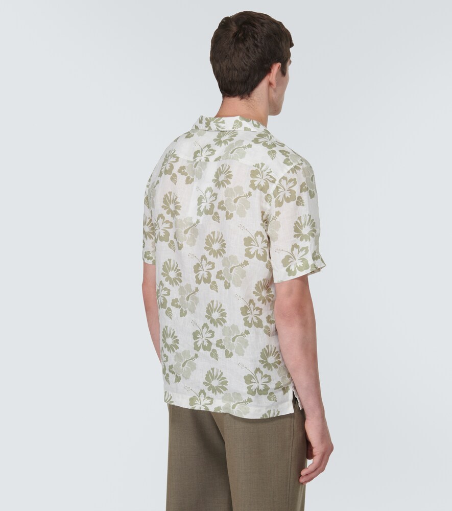Petala Roberto floral linen shirt