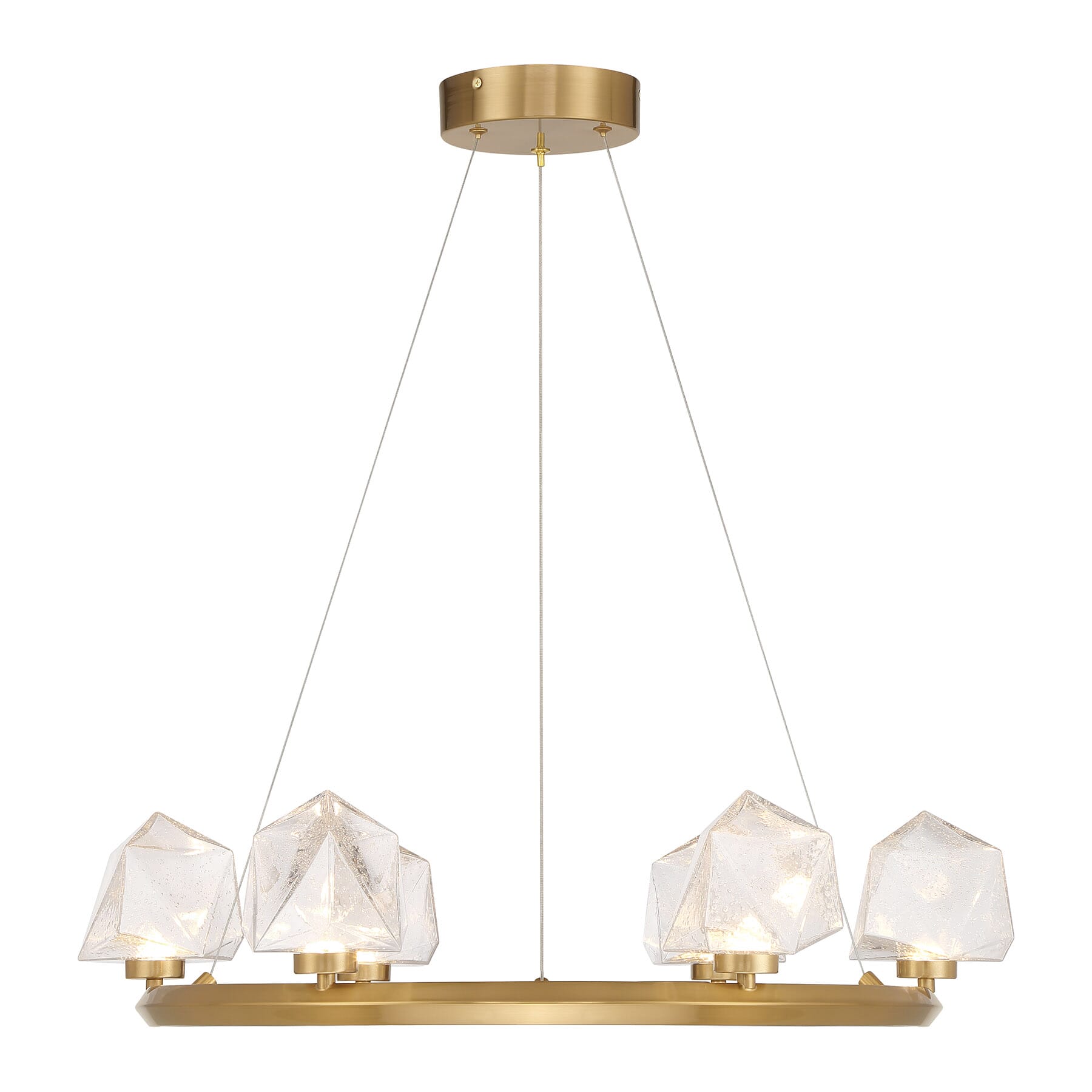 Castello 6-Light Chandelier in Warm Bra