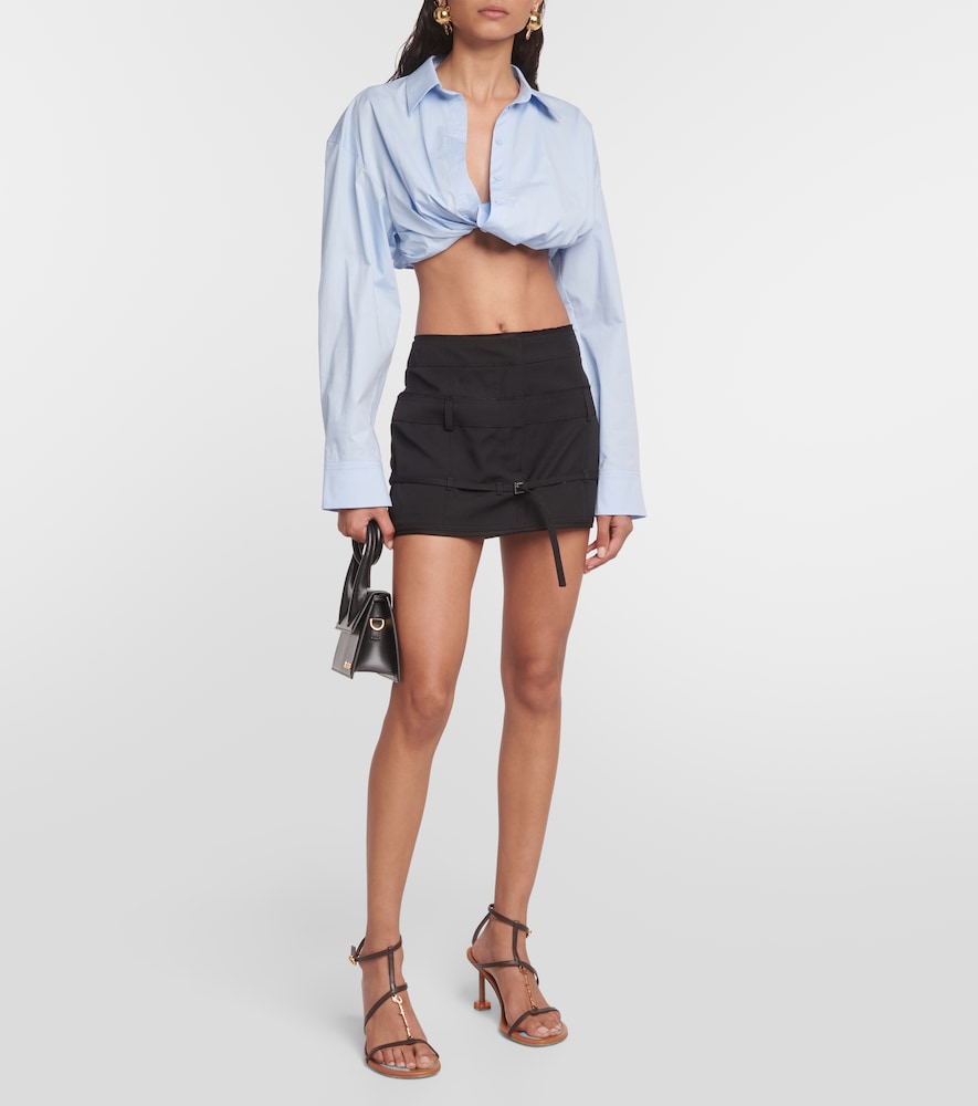 Jacquemus La Chemise Bahia cropped top