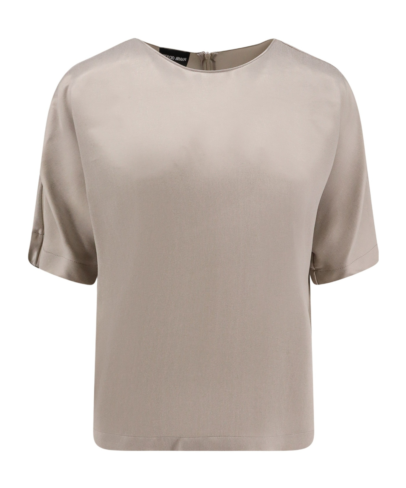 Round-neck blouse