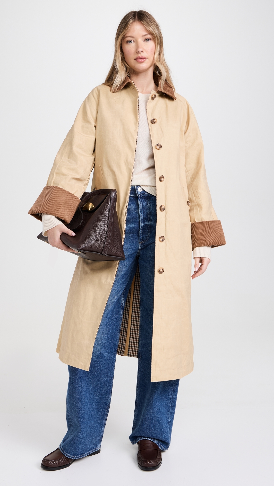 Barnaby Reversible Wax Coat Multi Check