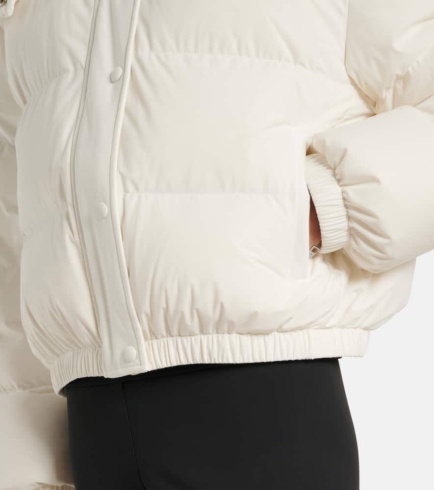 Doudoune 58cm shearling-trimmed ski jacket