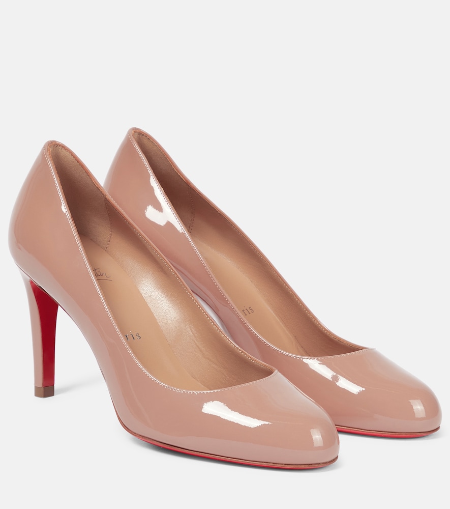 Pumppie 85 patent leather pumps