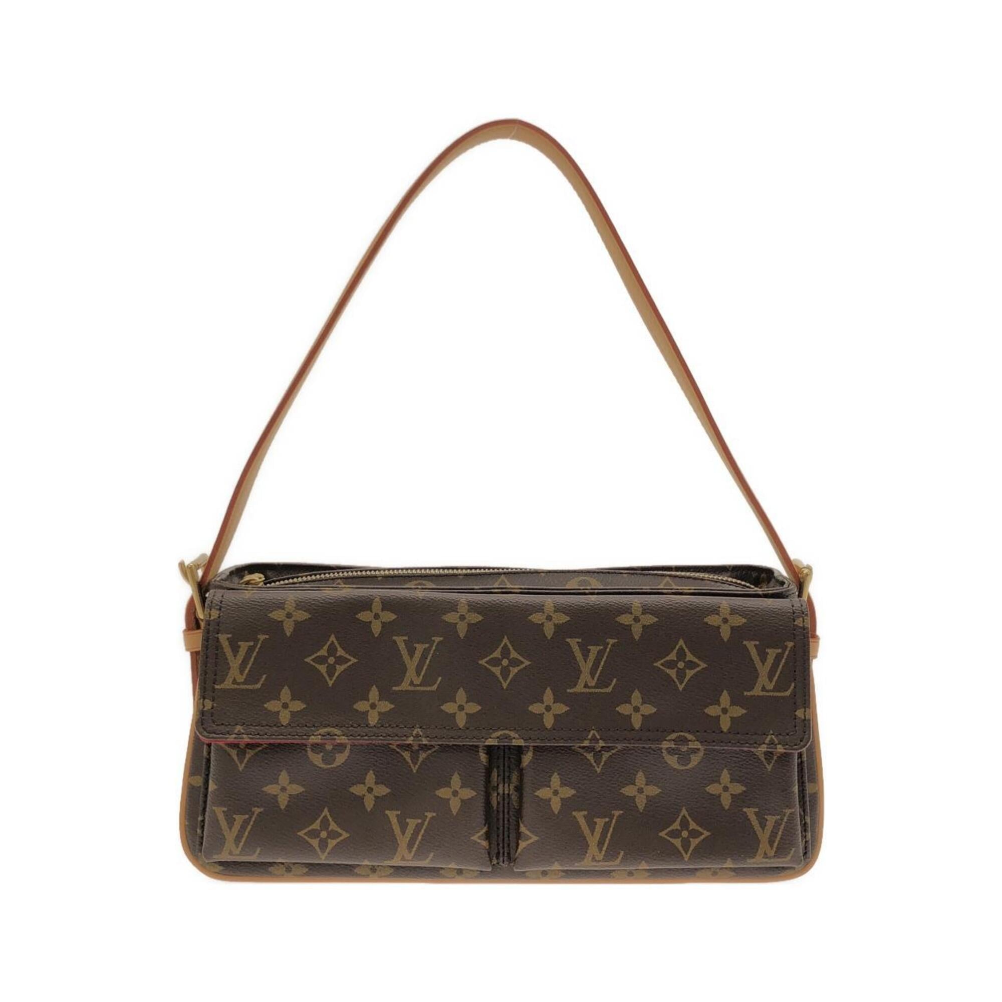 Louis Vuitton Marron Coated Canvas Shoulder Bag Pre-Owned