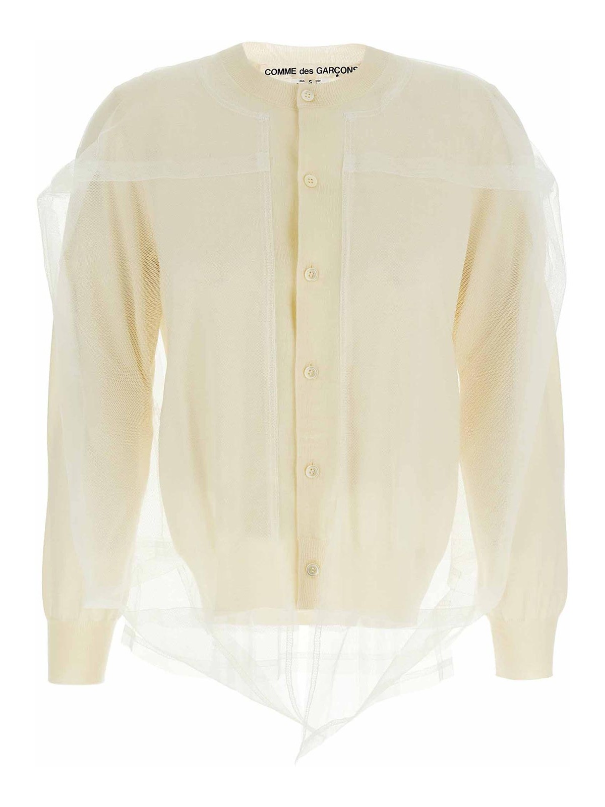 White Tulle cardigan