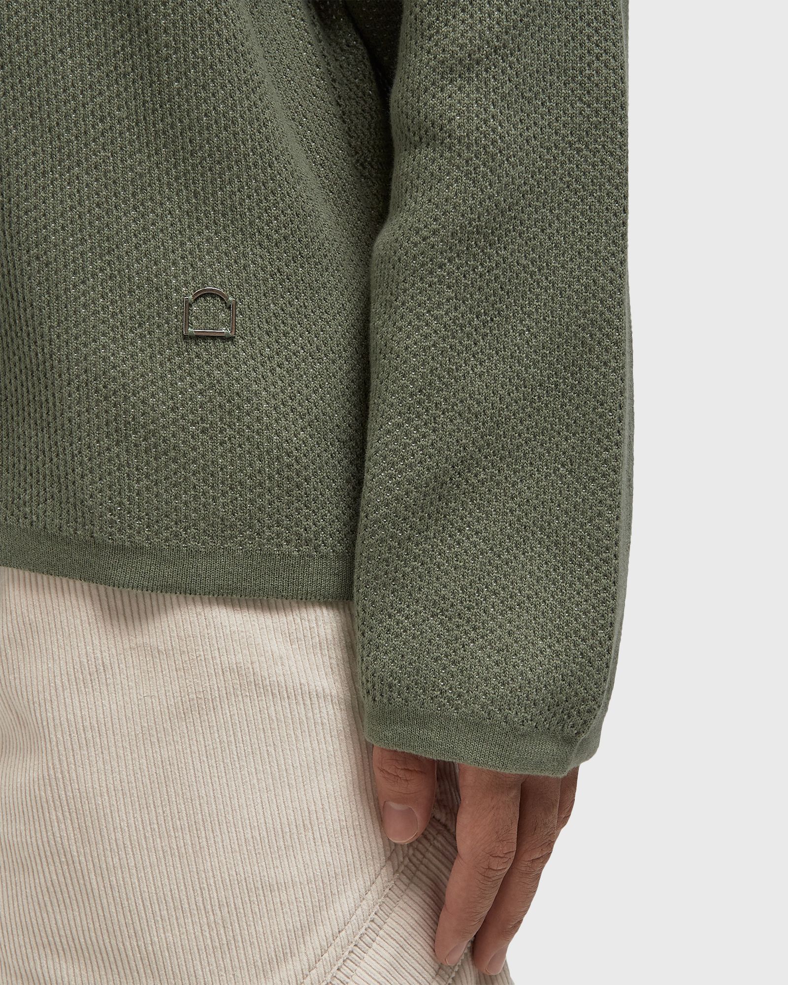 ATELIER KNIT JERSEY green male Longsleeves now available at BSTN