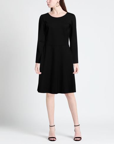 Woman Midi dress Black Size S Viscose, Polyamide, Elastane