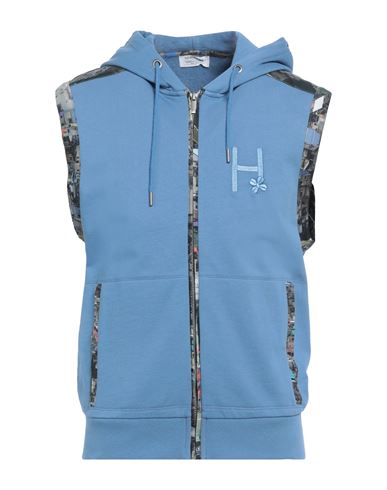 Heritage Man Sweatshirt Light blue Size 40 Cotton
