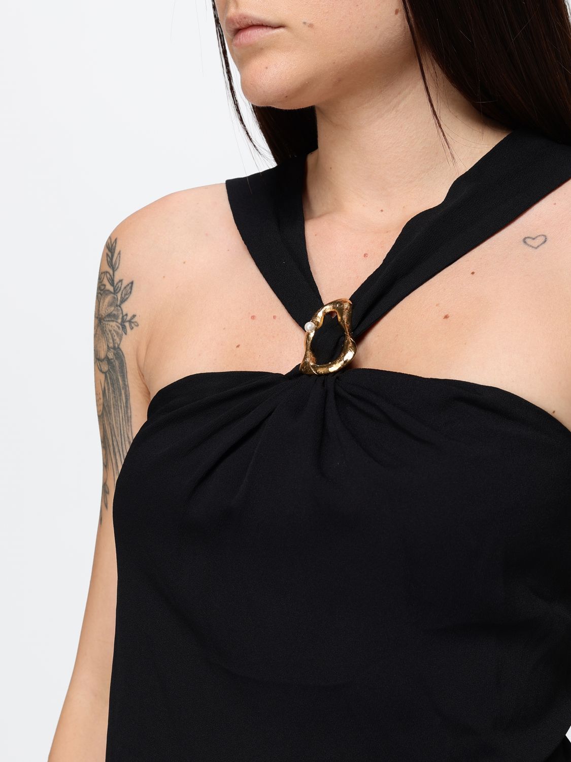 Top Woman color Black