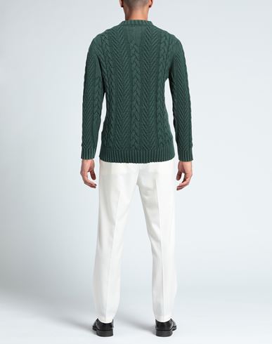 Man Sweater Green Size 44 Wool, Polyamide