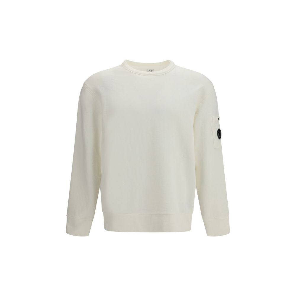 Cotton Crewneck Sweatshirt — White