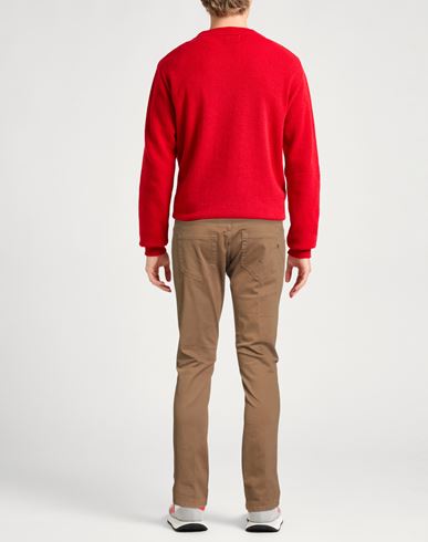 Man Pants Brown Size 28 Cotton, Elastane