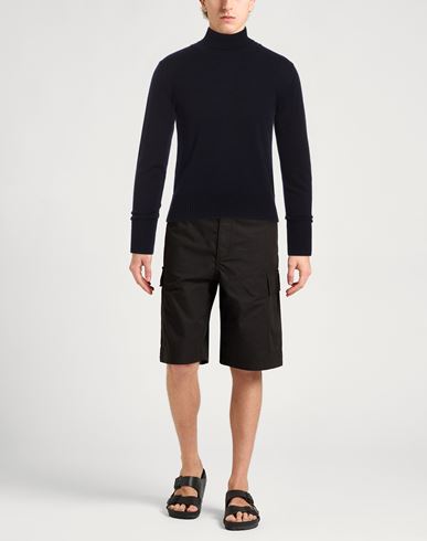 Man Turtleneck Midnight blue Size 32 Cashmere