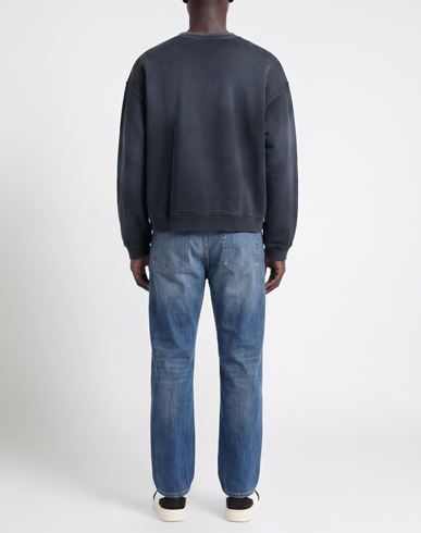 Man Sweatshirt Black Size S Cotton