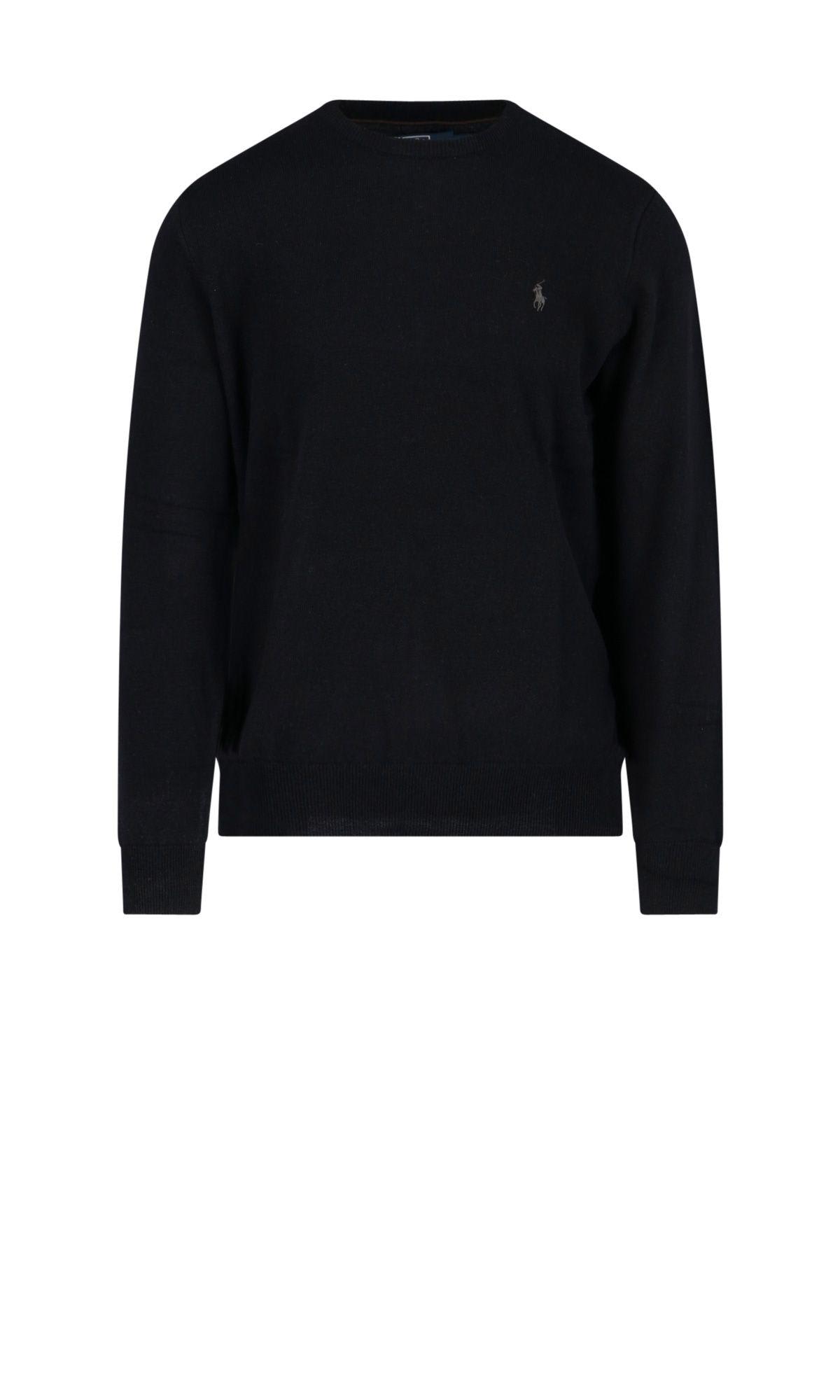 Polo Pony motif sweater - Black