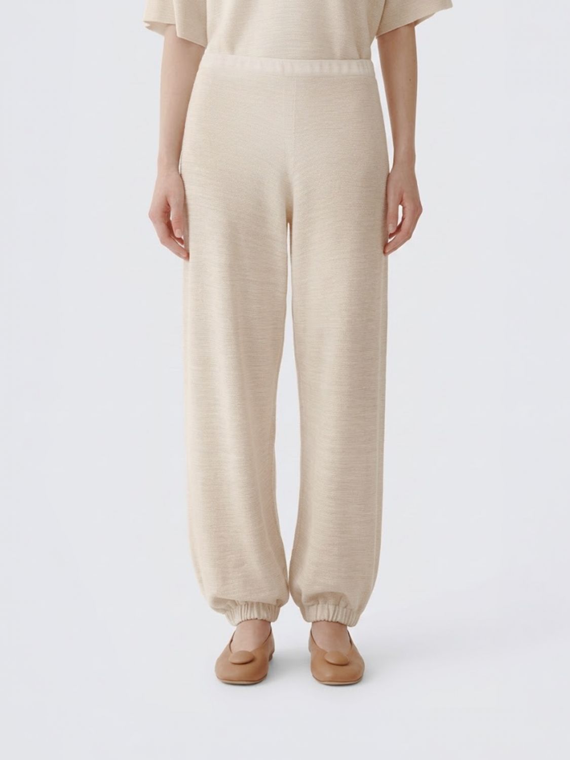 Pants Woman color Ivory