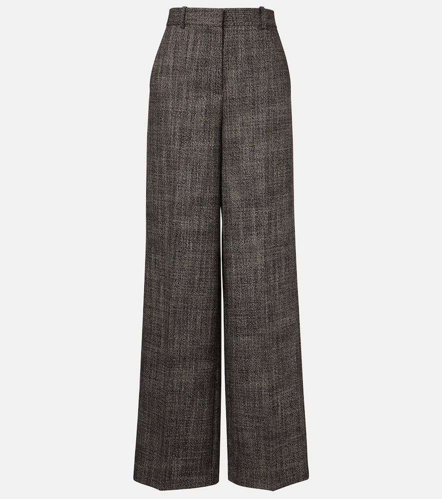 Hawley virgin wool wide-leg pants