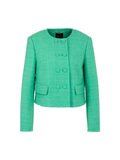 Marc Cain Cotton blend couture jacket, green, 36 N