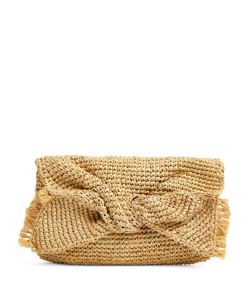 Raffia Bow Clutch