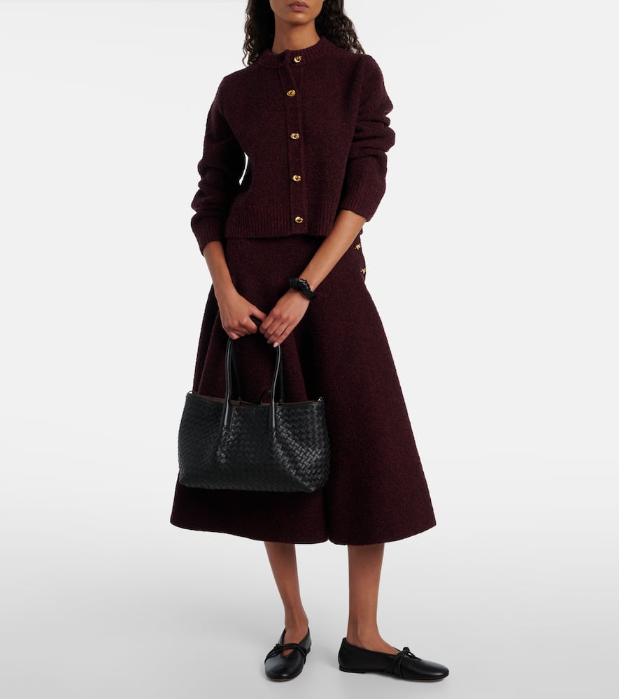 Pinacoteca Small reversible leather tote bag