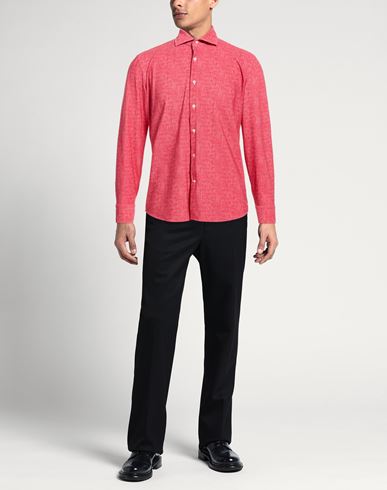 Next Man Shirt Coral Size 17 Polyamide, Elastane