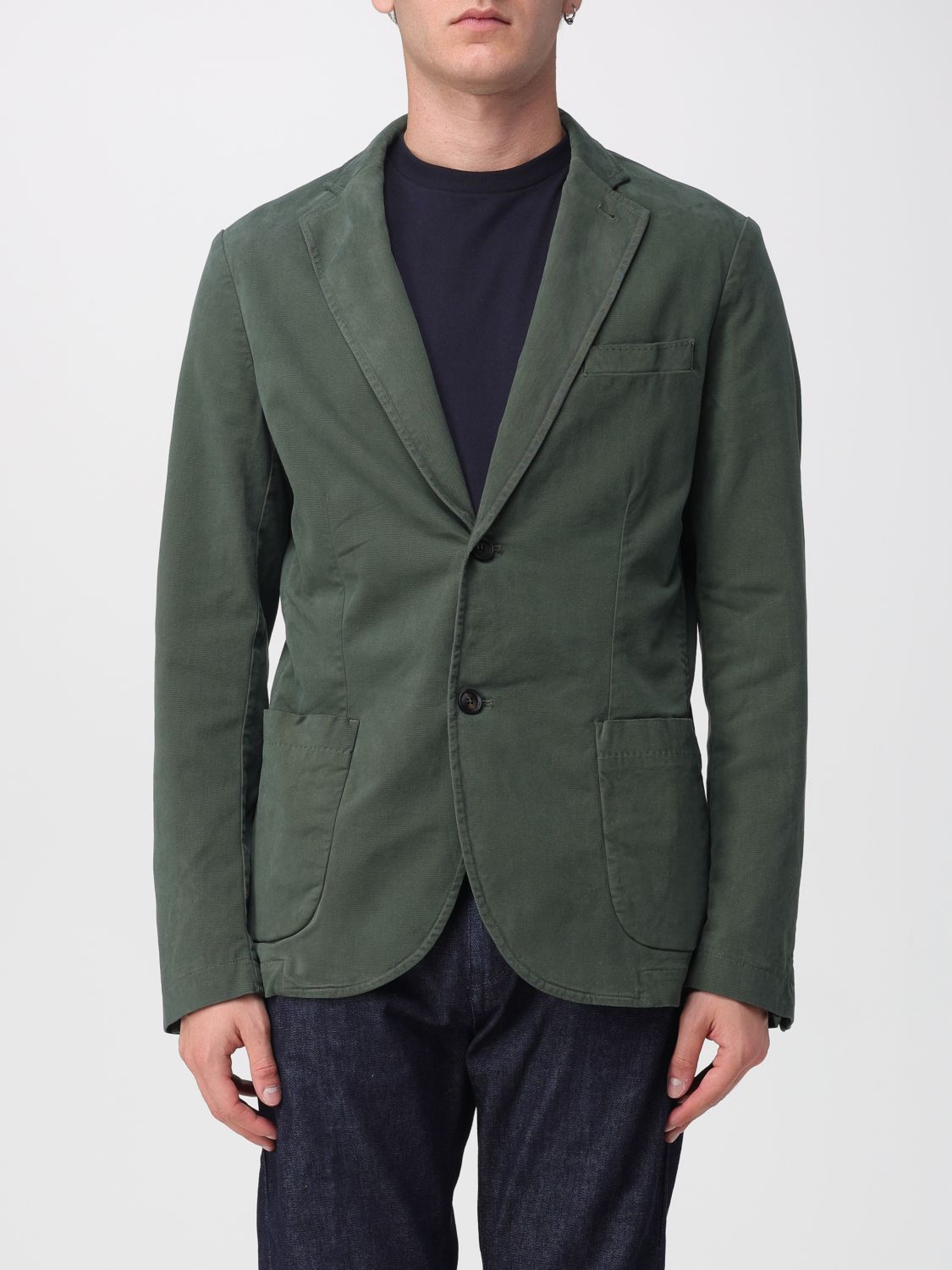 Jacket Men color Green