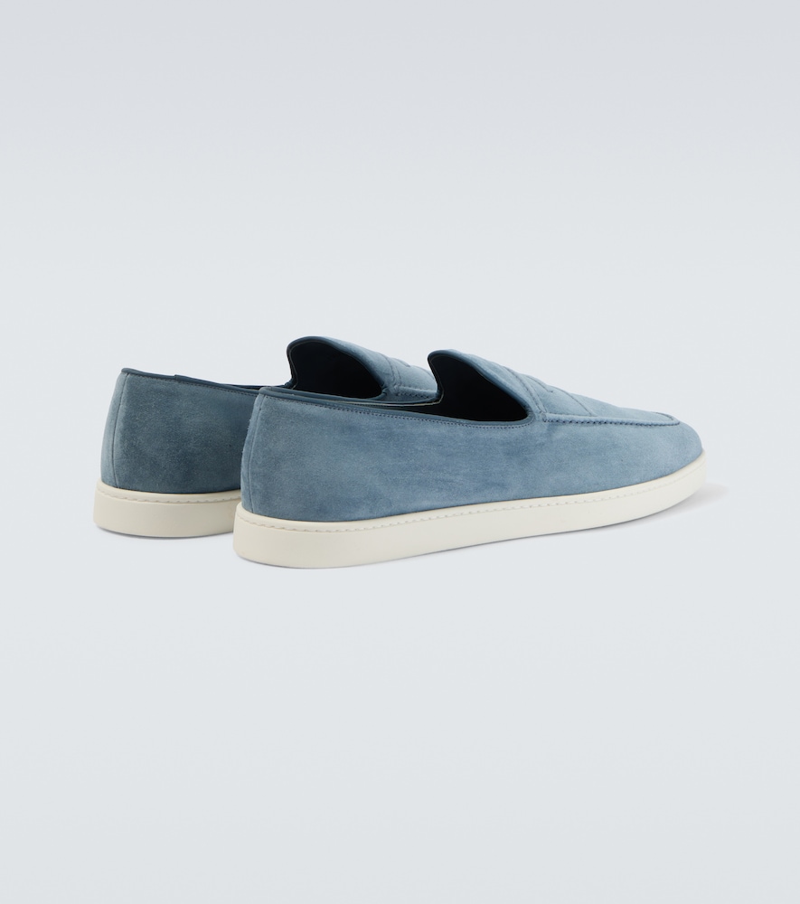 Pebbles suede penny loafers