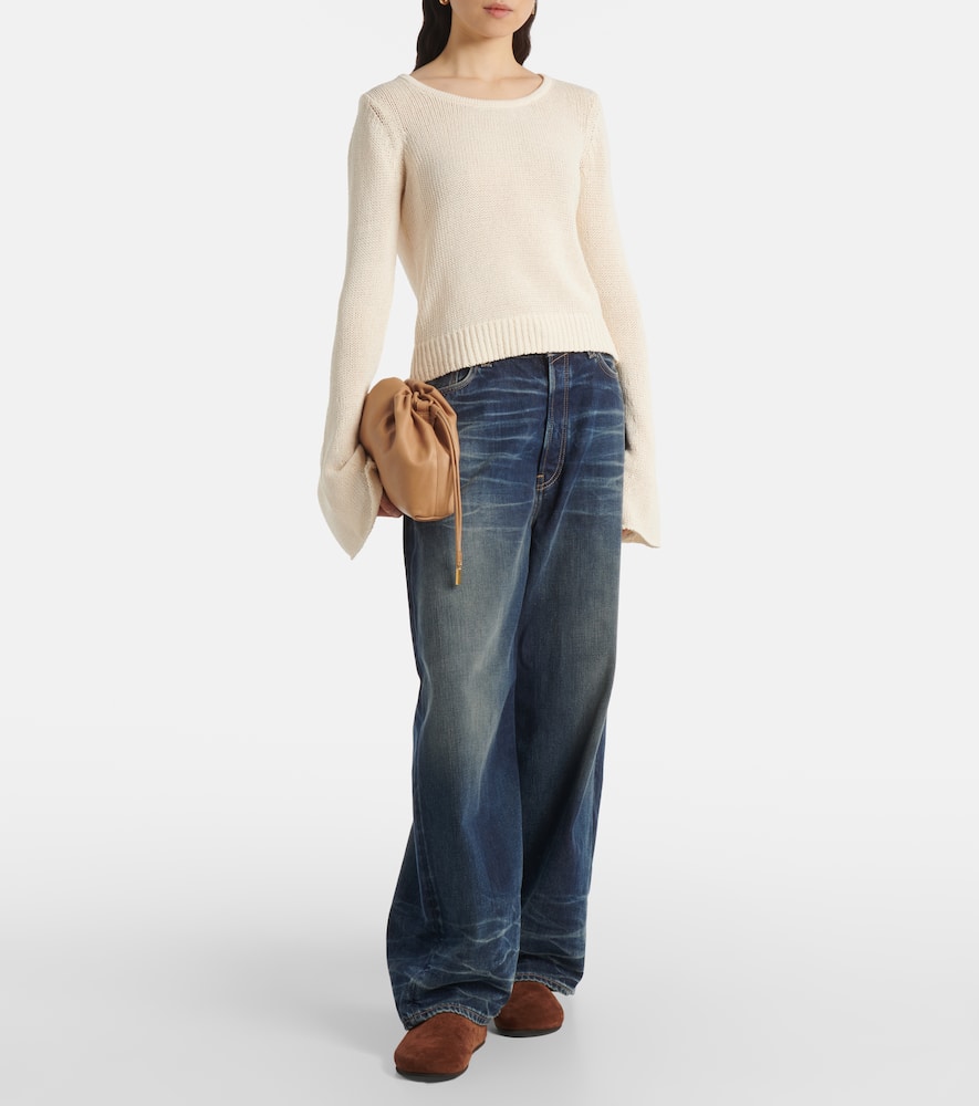 Aya Muse Sei cotton-blend top