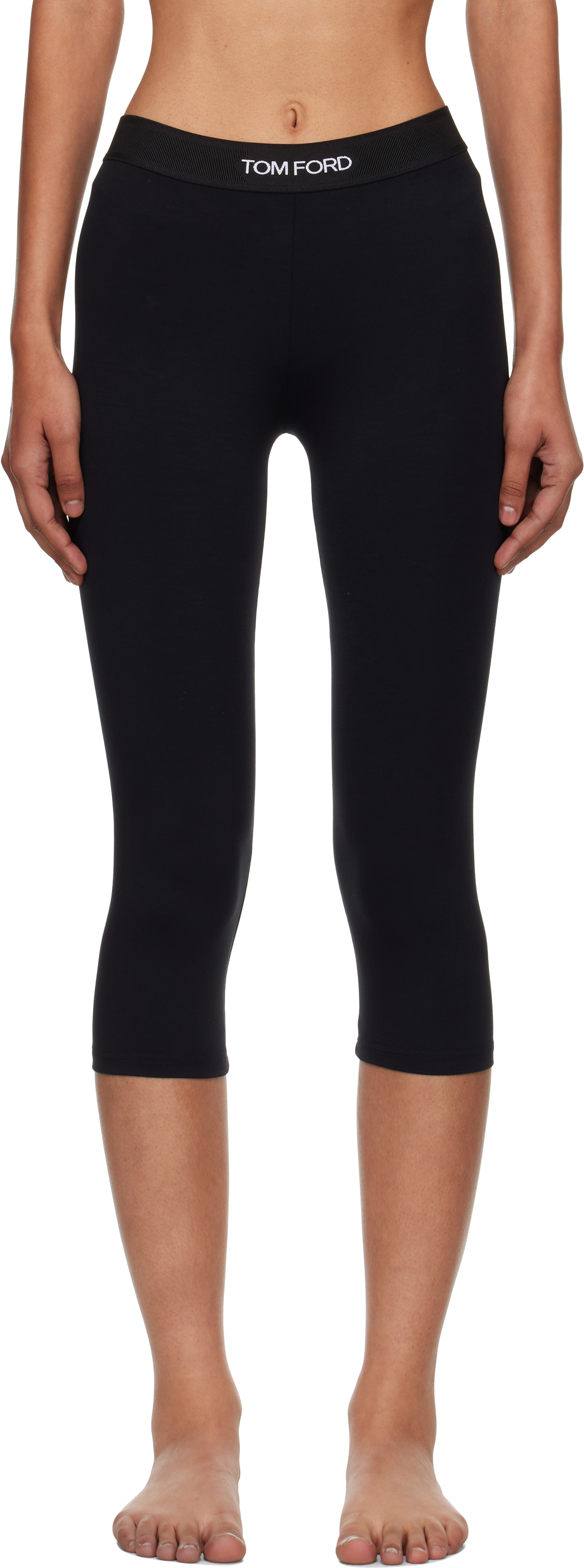 Black Modal Yoga Leggings
