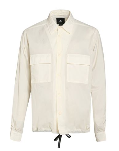 Man Jacket Cream Size L Nylon