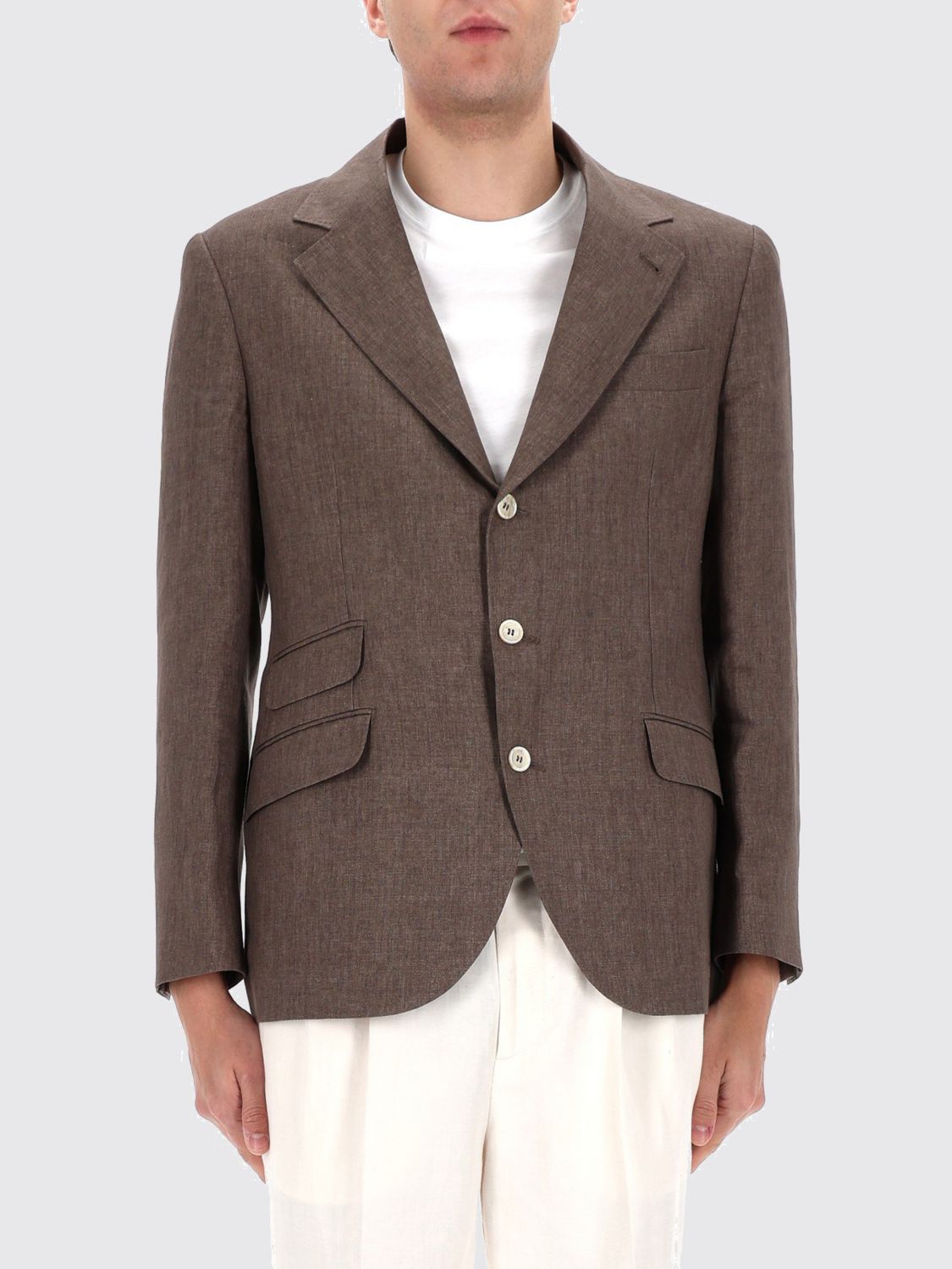 Blazer Men color Brown