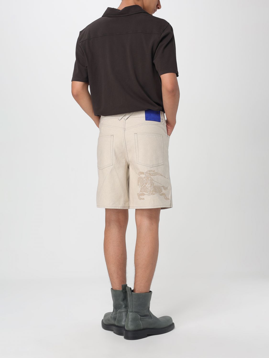 Short Men color Beige