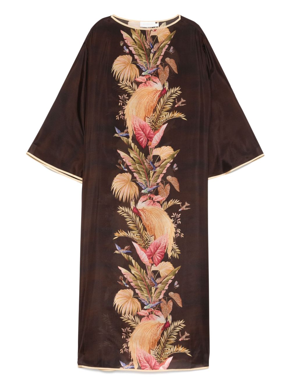 ZIMMERMANN Ascension midi dress - Brown