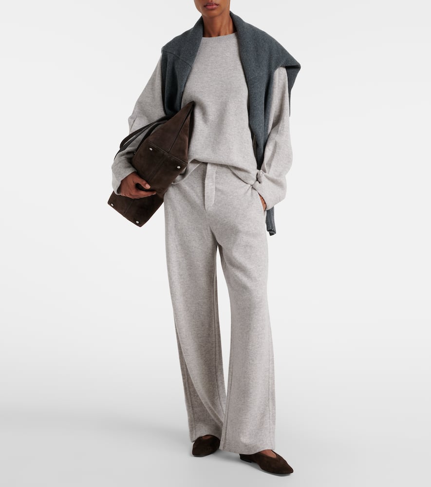Mxplaude cashmere and wool sweatpants