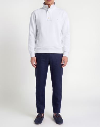 Man Sweatshirt White Size L Cotton