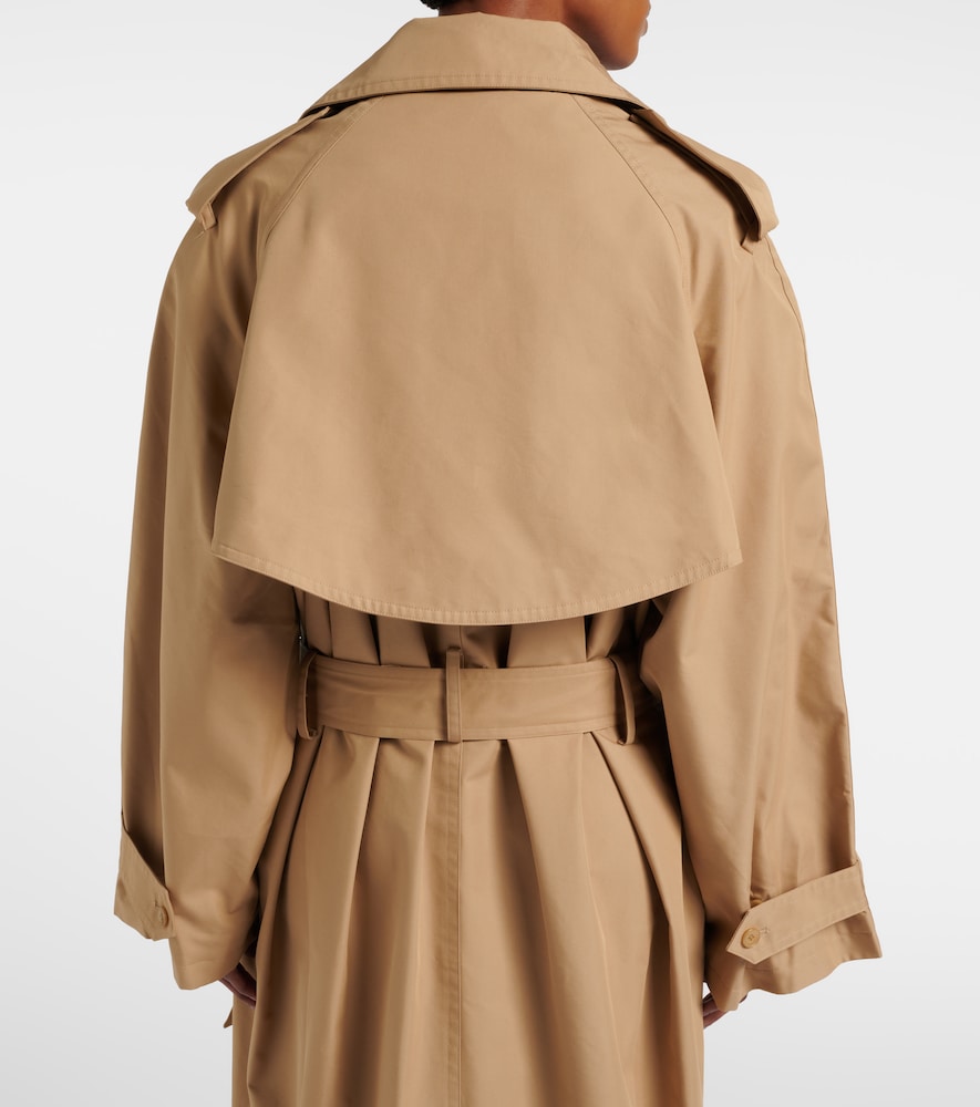 Riva oversized cotton trench coat