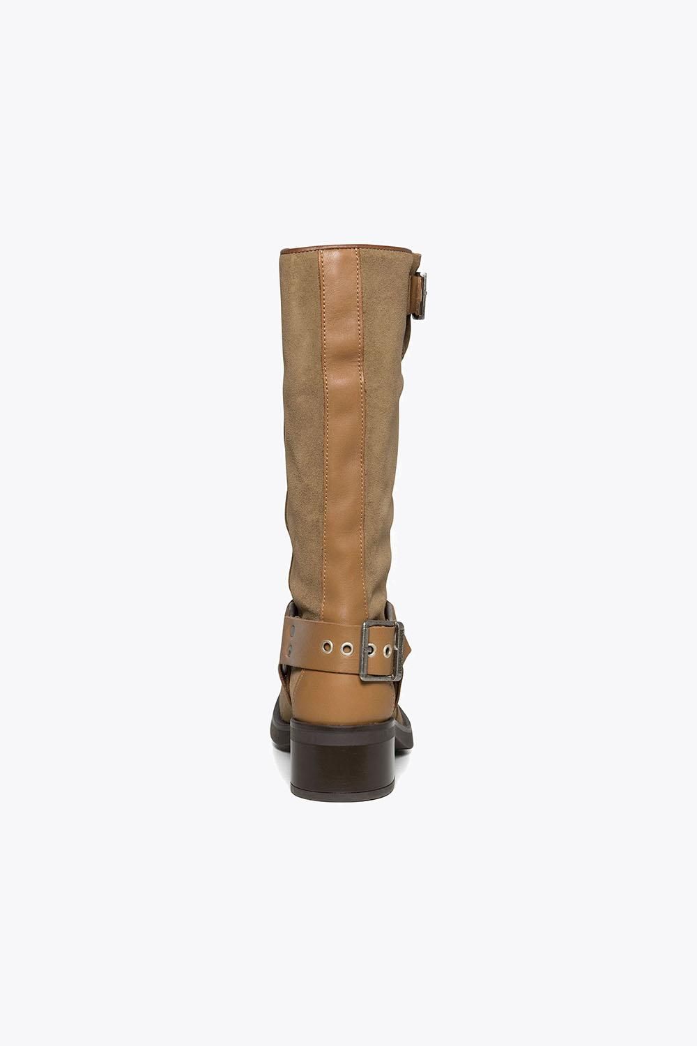 Steve Madden 'beau Tbn' Suede Boots In Taupe