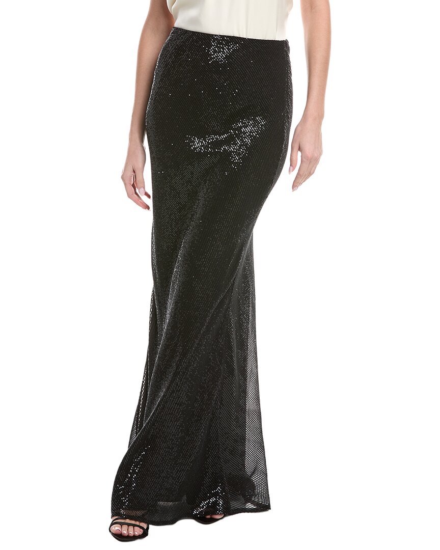 Sequin Silk Maxi Skirt