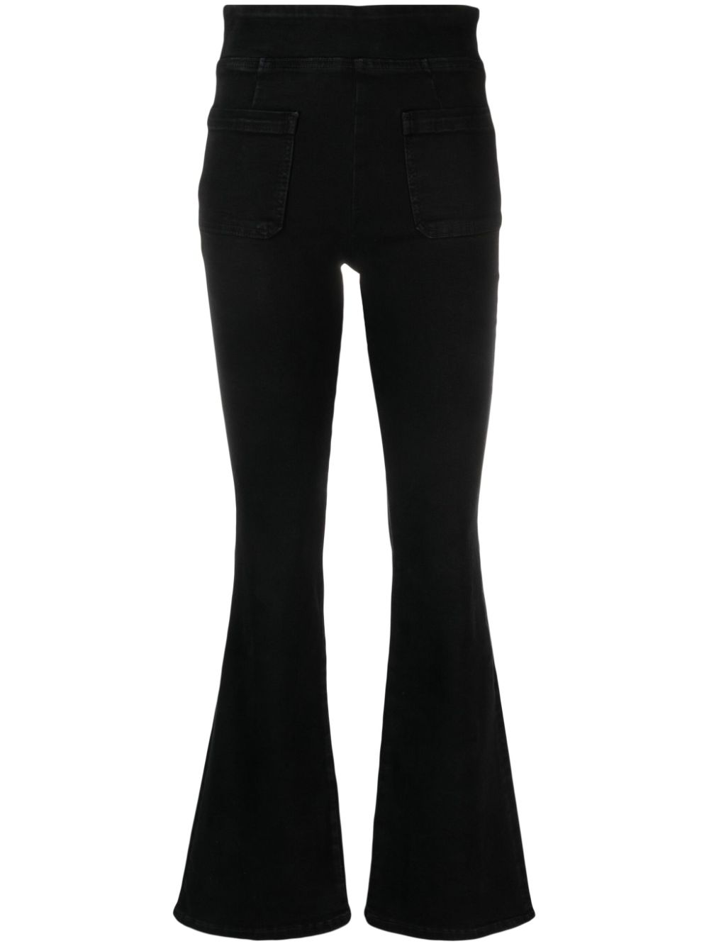 The Bardot Jetset high-rise flared jeans - Black