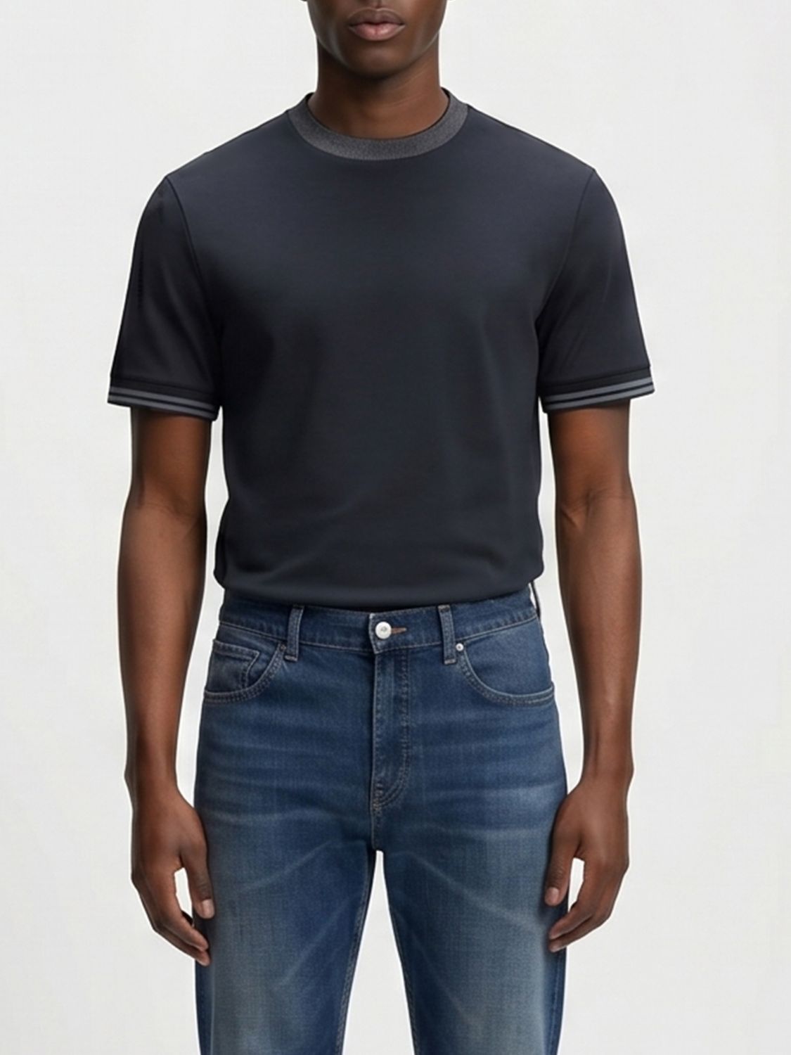 Polo Shirt Men color Blue