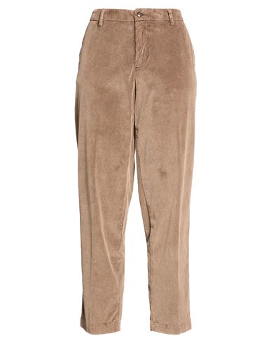 Woman Pants Taupe Size 10 Cotton, Modal, Elastane