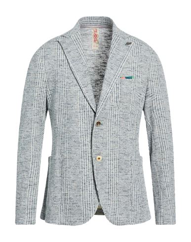 Man Blazer Navy Size 38 Cotton, Polyester, Linen