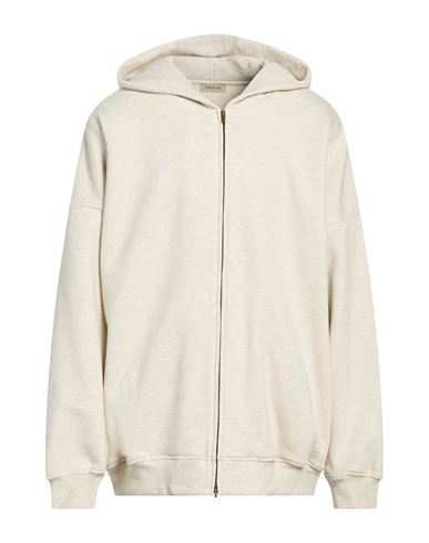 Man Sweatshirt Ivory Size XXL Cotton