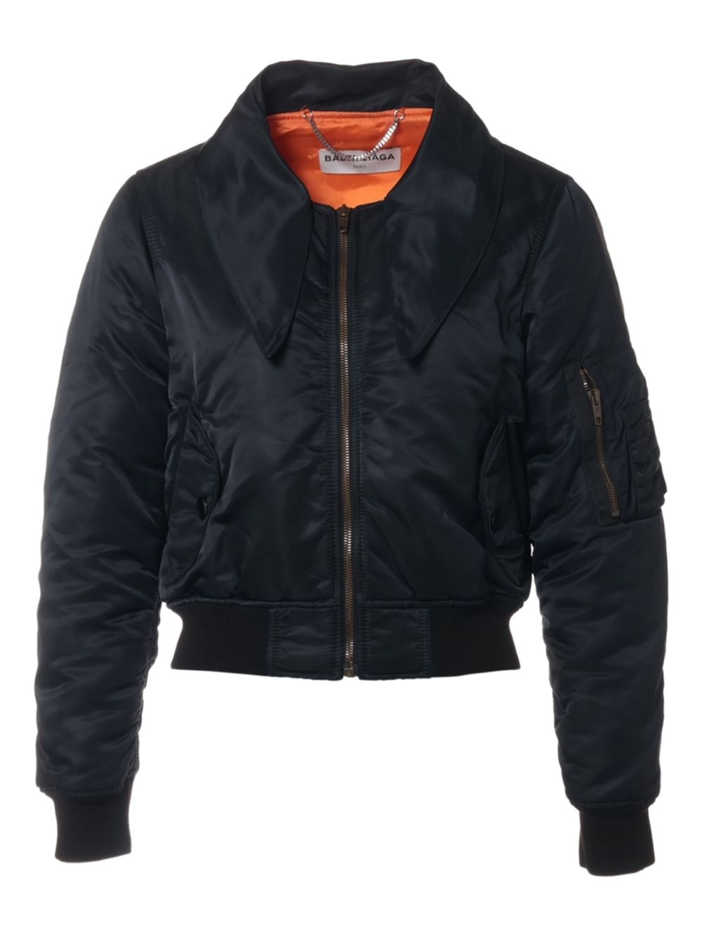 Padded bomber jacket - Black