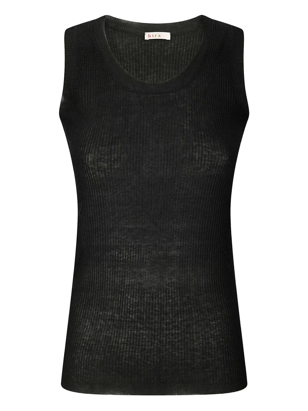 Stefano Mortari ribbed top - Black
