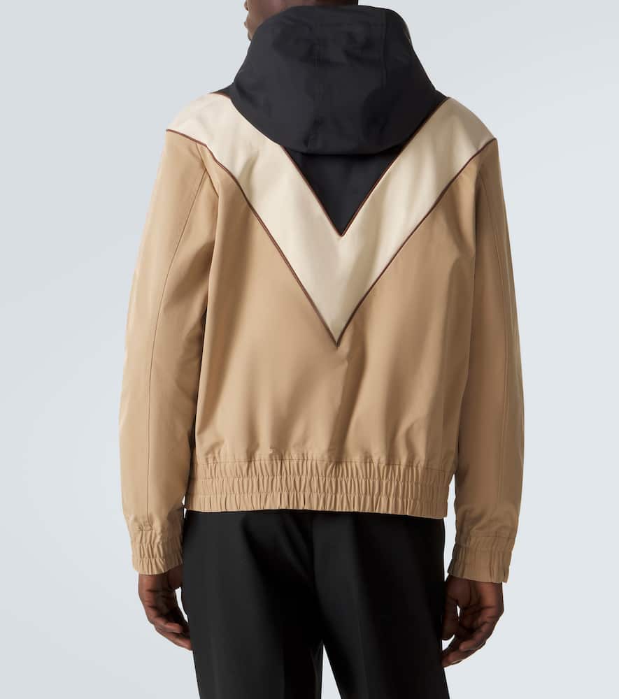 VLogo striped jacket